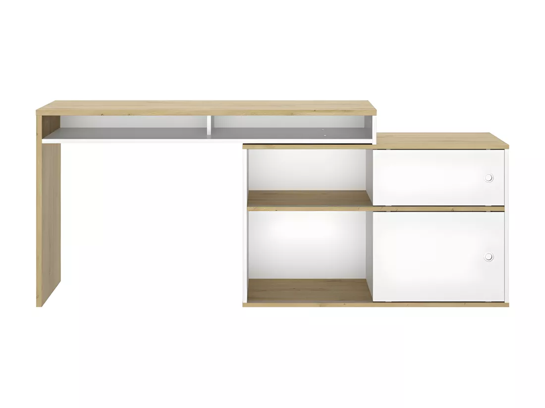 Bureau modulable Modula - L203/130 x H76/62 x P45 cm