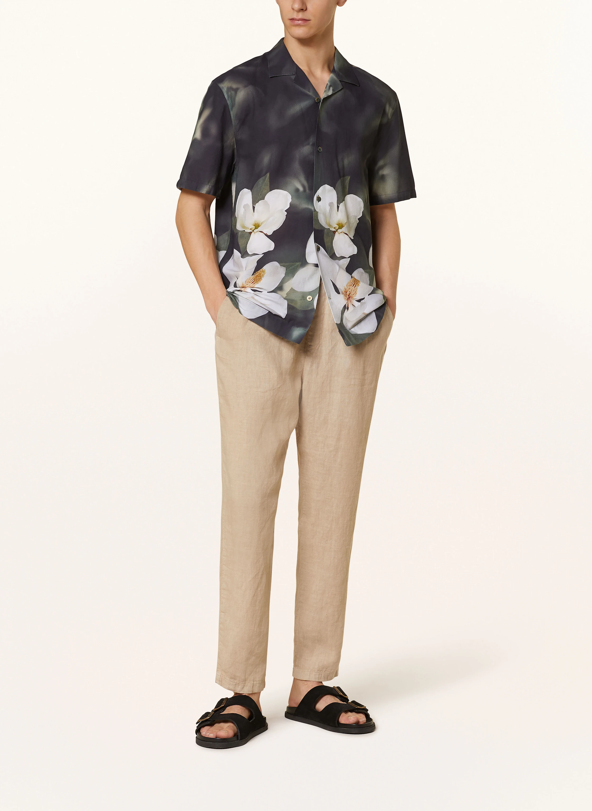 COLOURS & SONS Leinenhose im Jogging-Stil