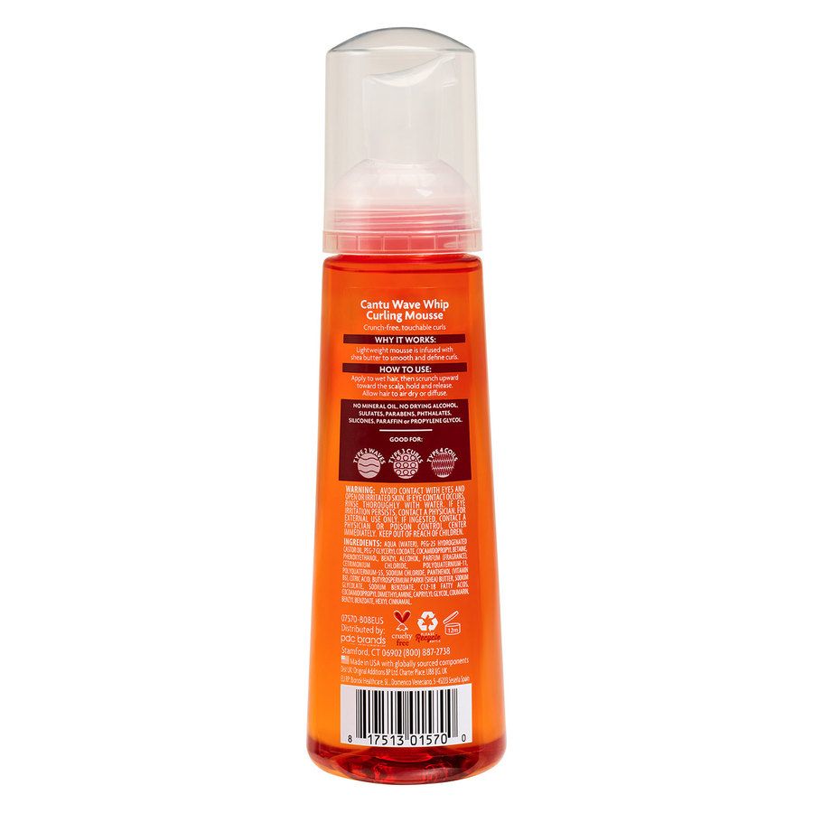 Cantu Shea Butter For Natural Hair Wave Whip Curling Mousse 248ml