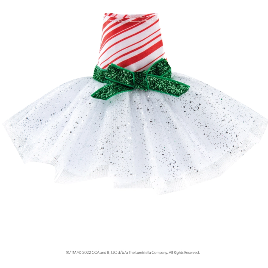Elf on the Shelf The Elf on the Shelf® Elf Outfit - Weißes Glitzerkleid Mehrfarbig