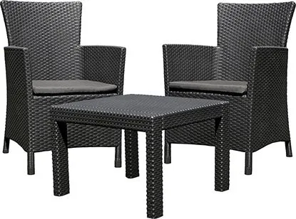 Allibert 216777, Grafit, 2 sæde(r), Flad, 7 mm, 59 cm, 59 cm