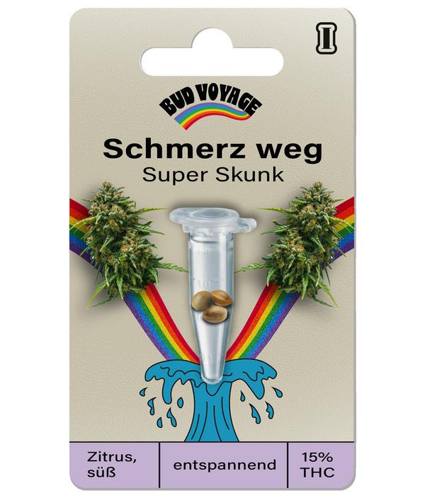 Bud Voyage Hanfsamen Schmerz weg Super Skunk,