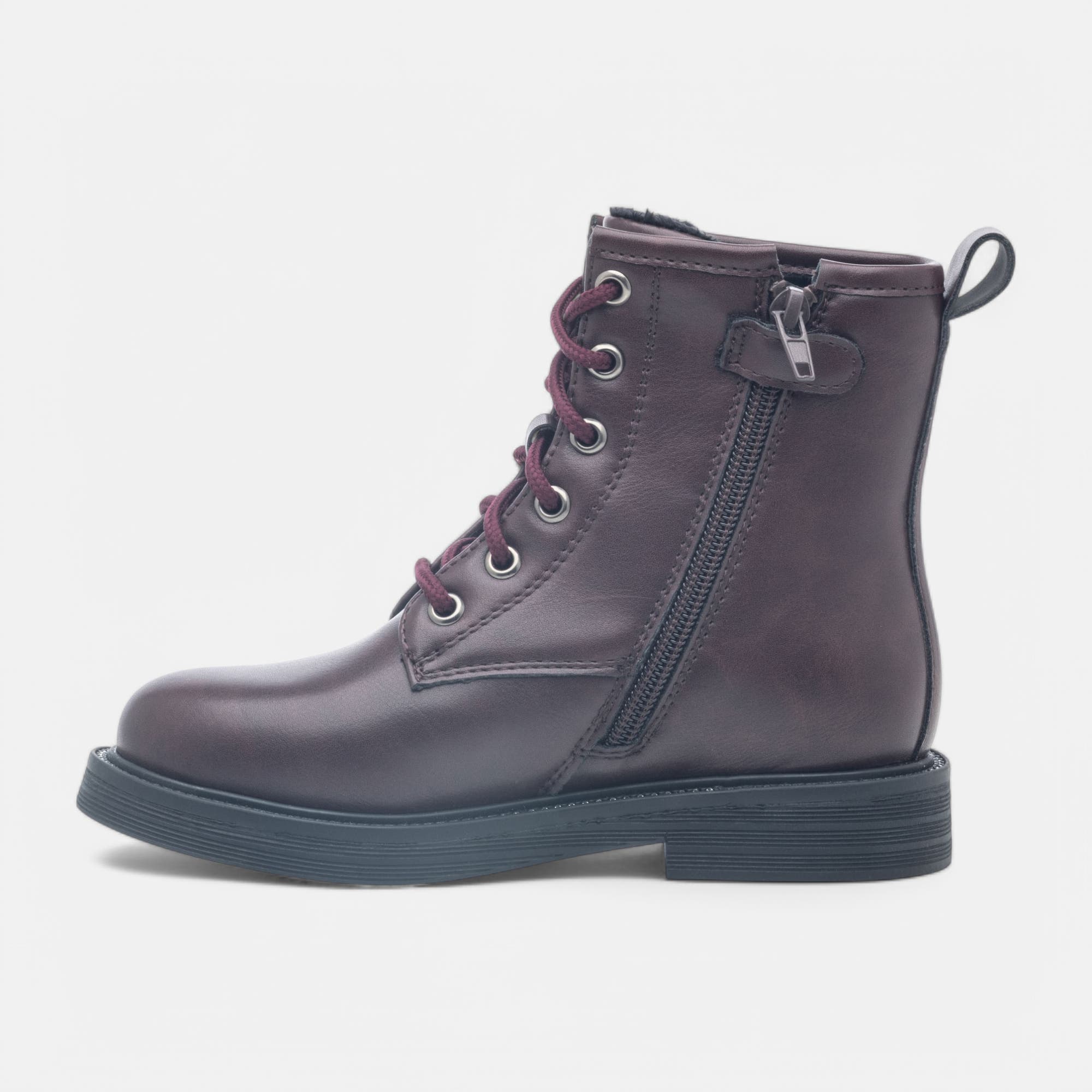 Boots Fille bordeaux