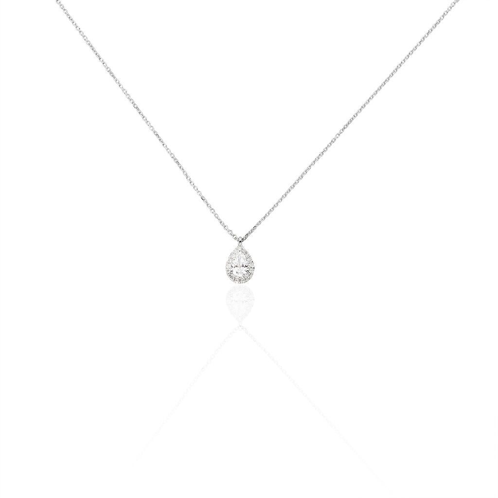Collier Georgina Or Blanc Diamant