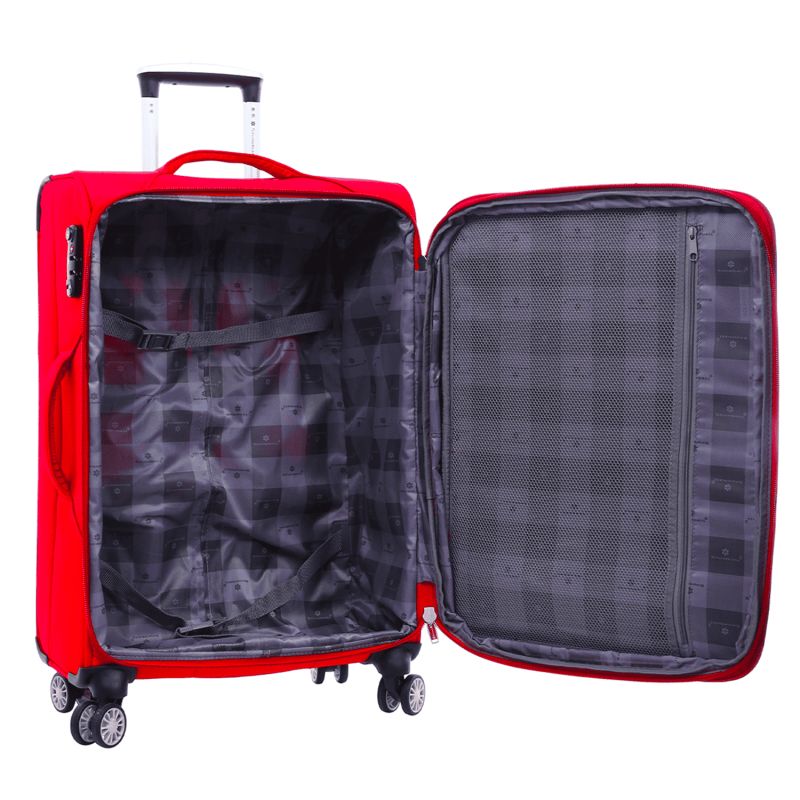 Valise souple 87303 extensible 88 cm Red