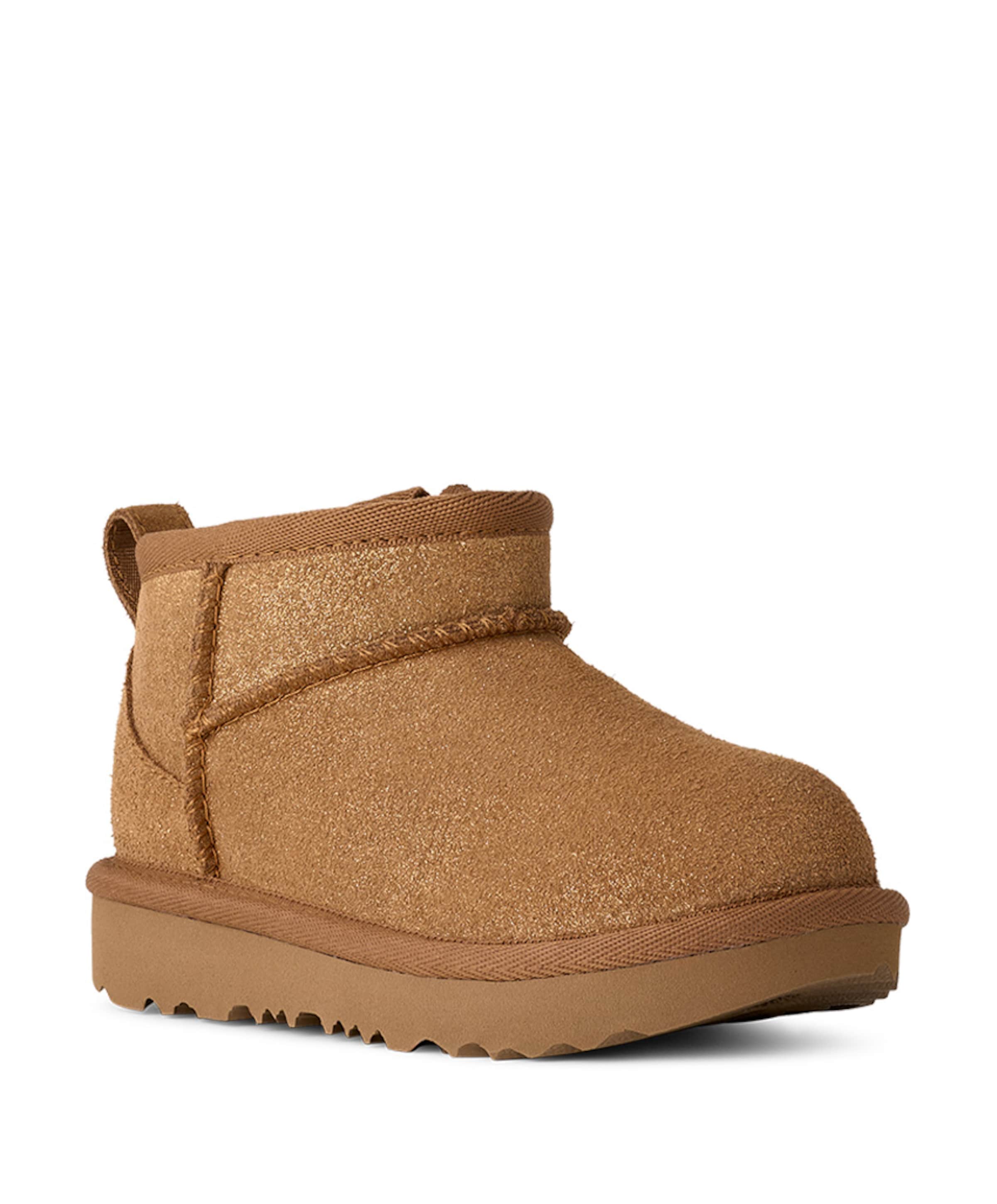 Ugg T CLASSIC ULTRA MINI DAZZLE meisjes enkellaarzen bruin