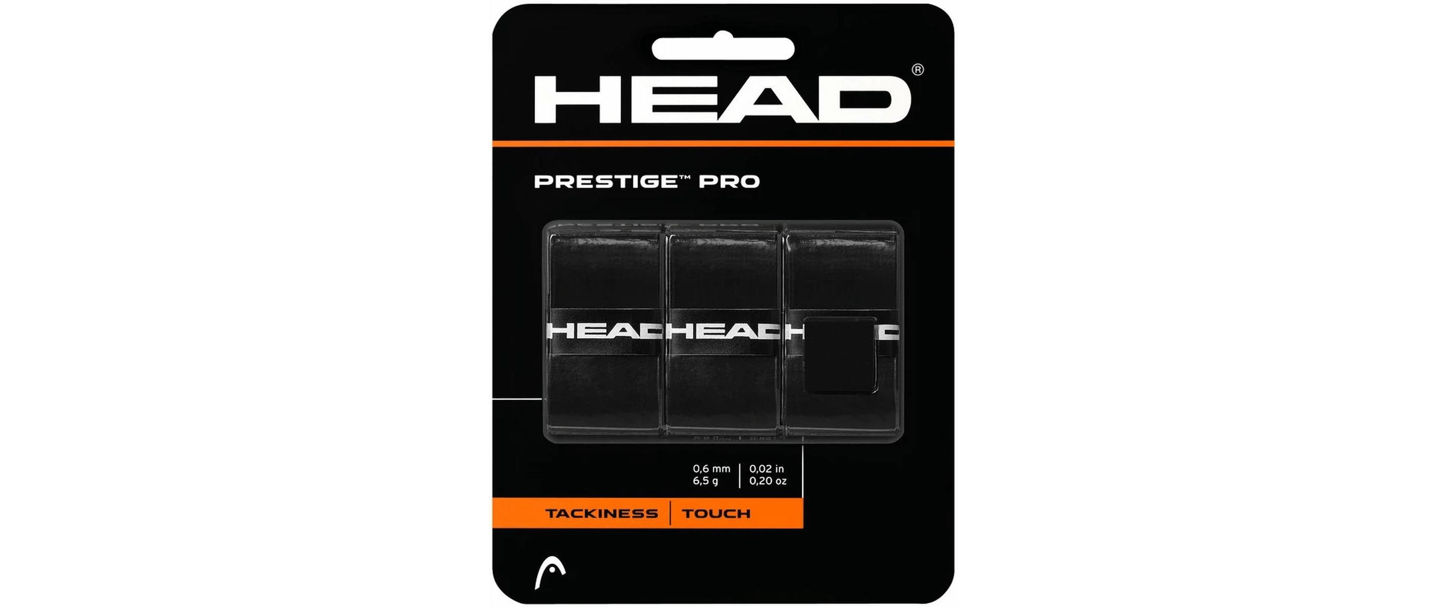 Tennis Grip Prestige Pro 3er-Pack, SchwarzGrip Tapes