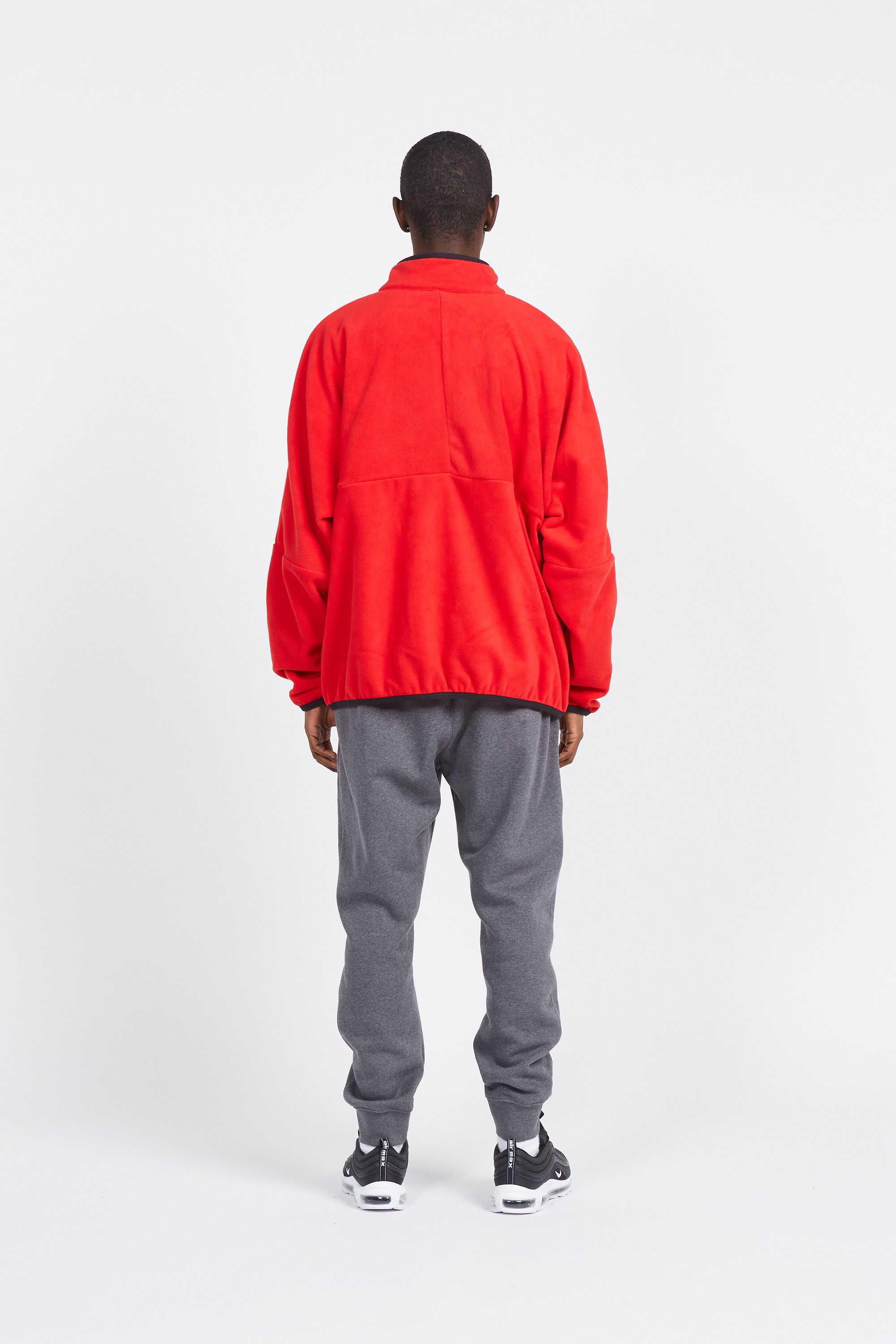 NIKE polaire PLR LS HZ Rouge