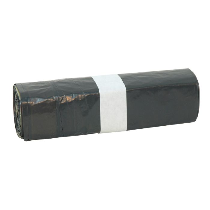 Afvalzakken 16liter 45x50cm pedaalemmerzakken LDPE zwart 45x50cm T25my PLUS trekband 500st (456029)
