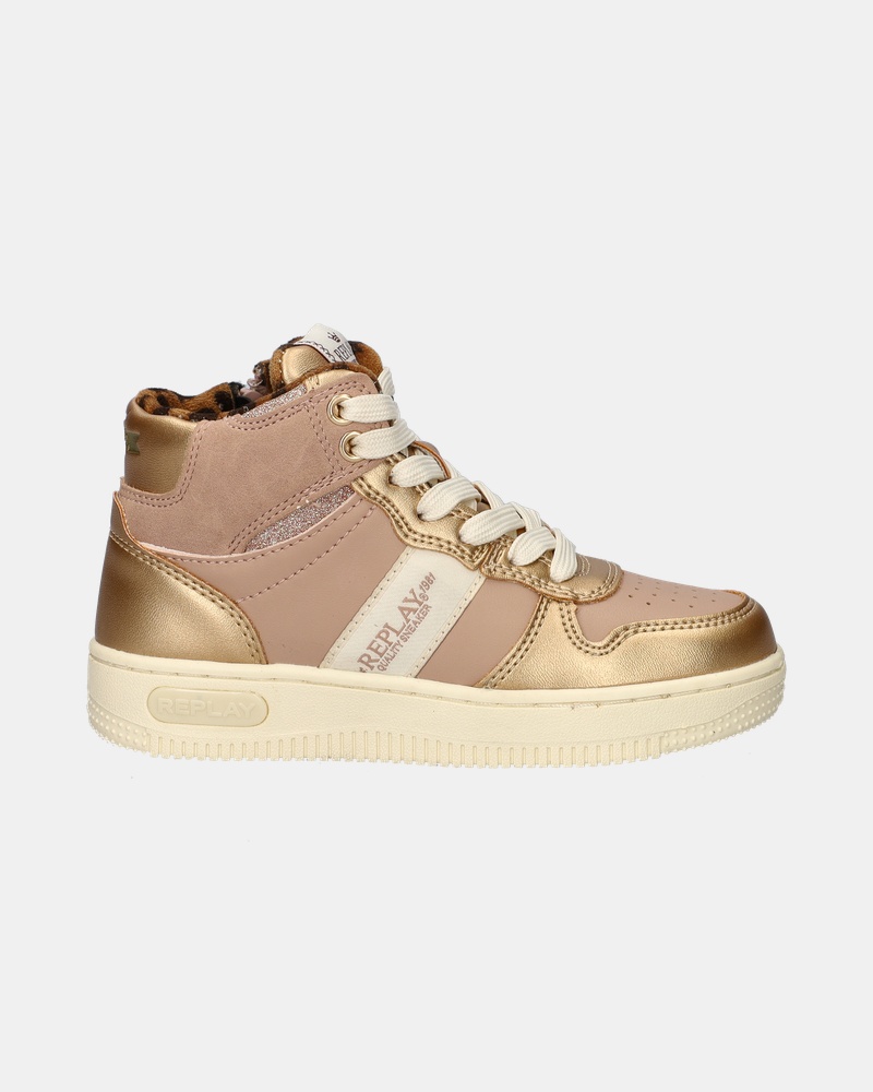 Replay Epic Jr. Hoge sneakers  - roze
