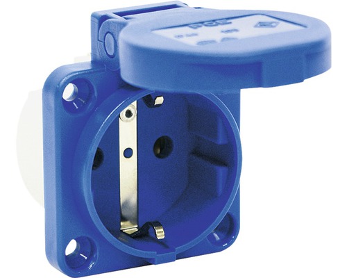 CEE-veiligheidsstopcontact PCE 16A IP54 3-polig blauw