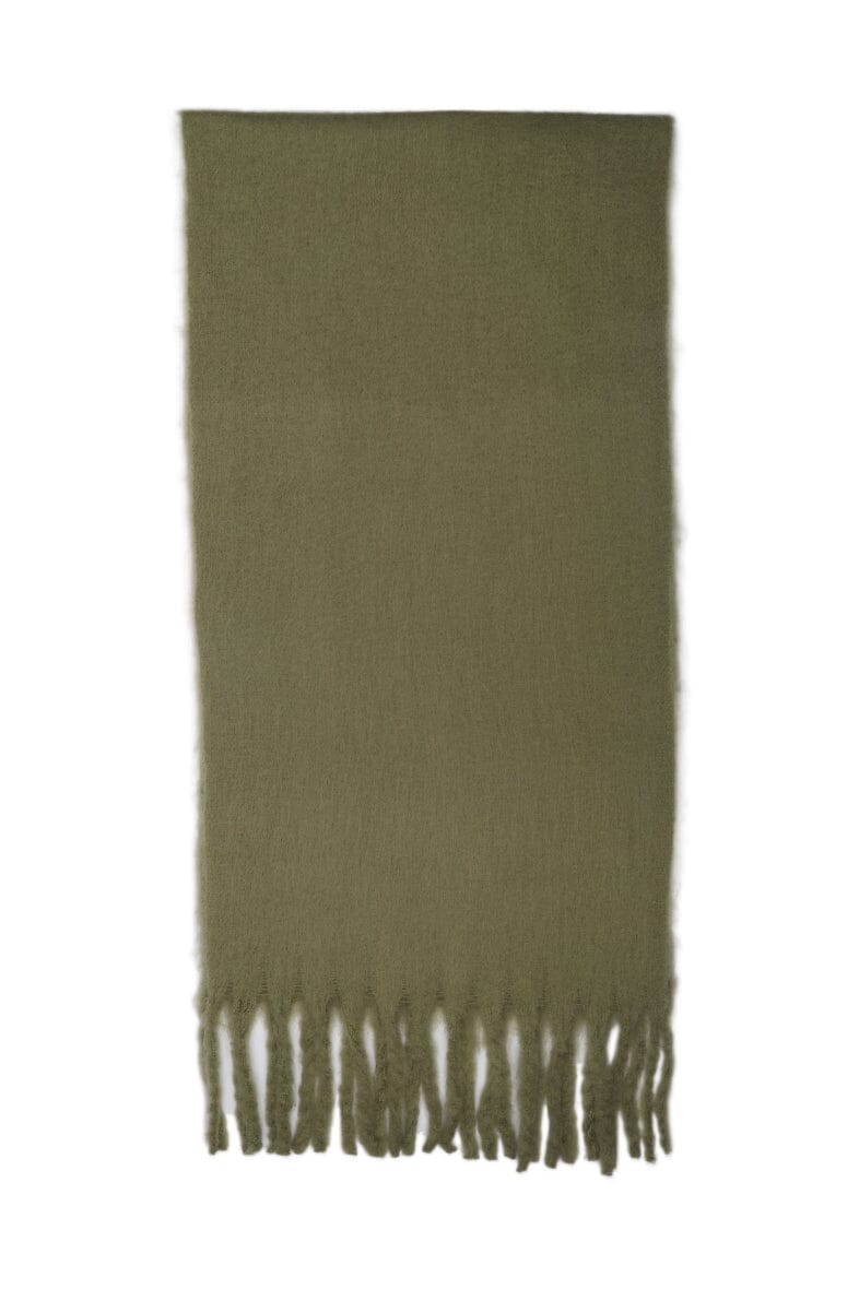 Anobel Copenhagen Thick Plain Scarf E-71800 kaki