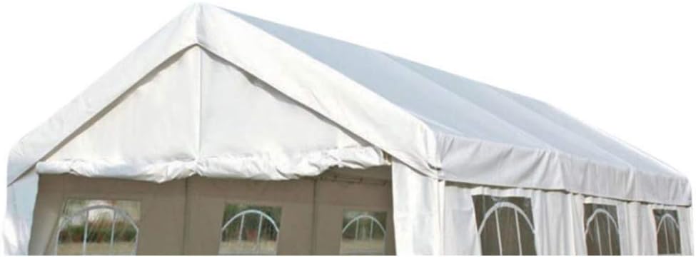 DEGAMO Ersatzdach Dachplane für Profi Partyzelt 3x6 Meter, PVC Weiss 480g/m², incl. Spanngummis …