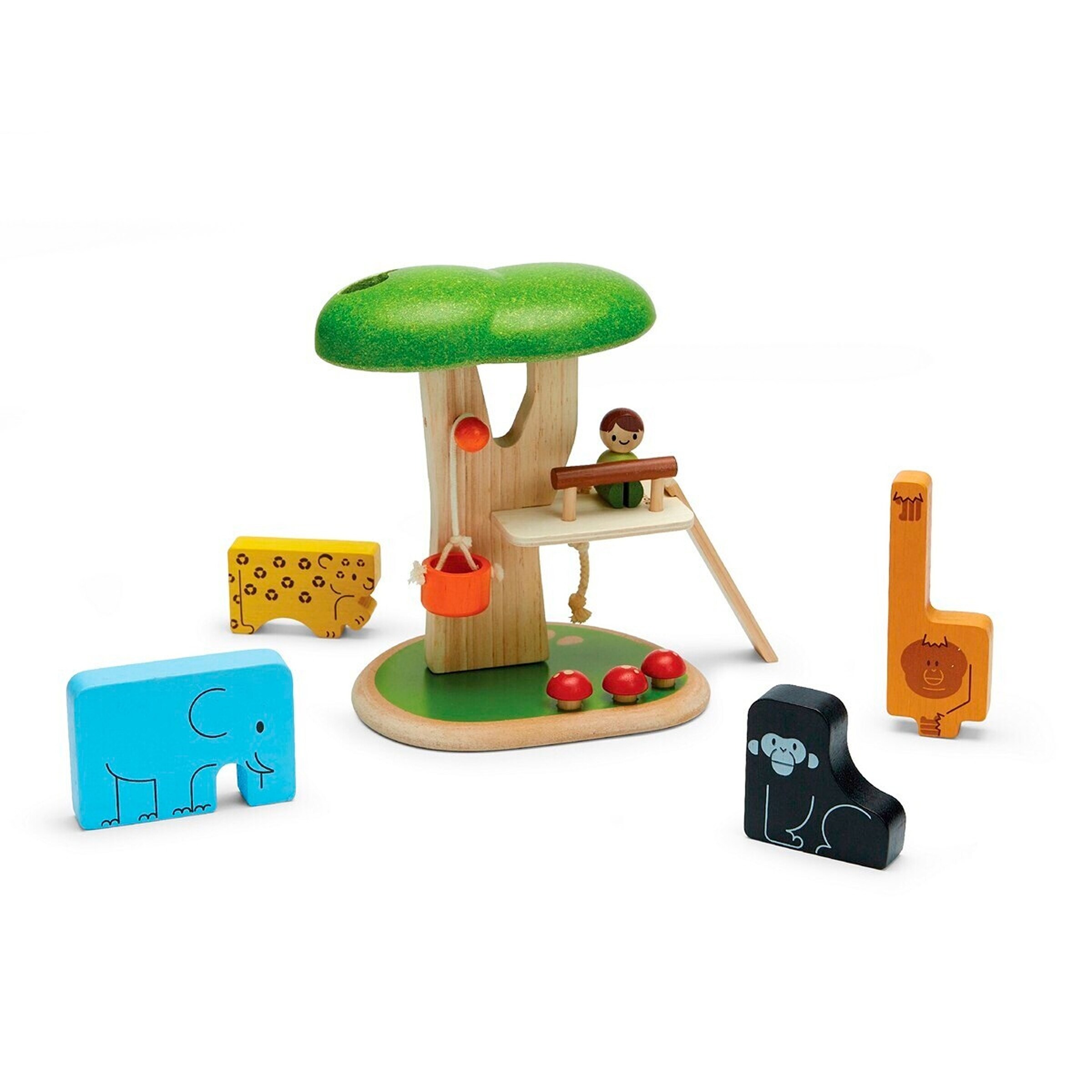 PlanToys Rahmenpuzzle Tiere