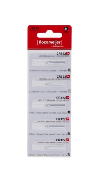 Rozemeijer CR322 Lithium Light Stick Battery Pack 5pcs (non-rechargeable)