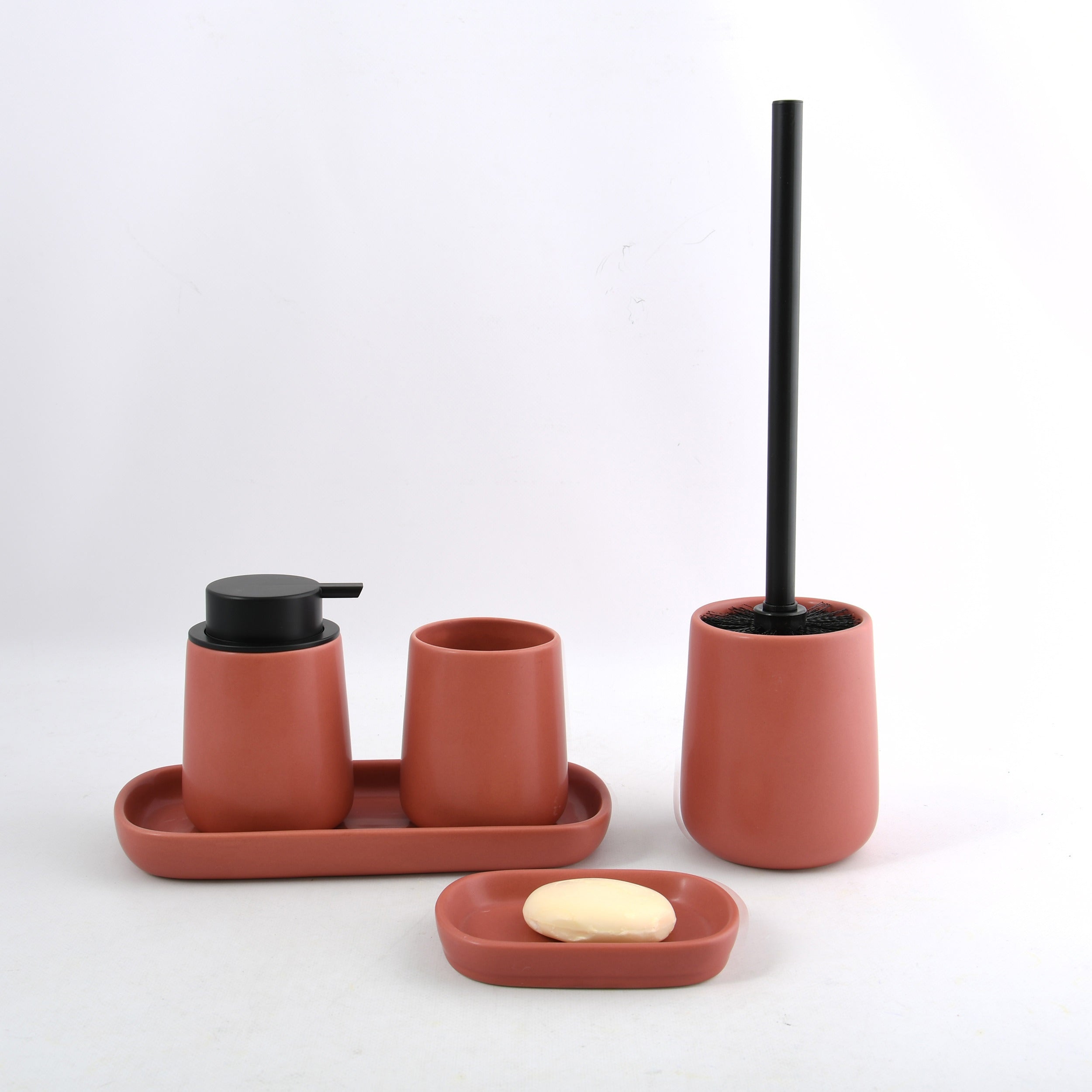 MSV Zeeppompje|dispenser Malmo - Keramiek - terracotta - 8,5 x 12 cm
