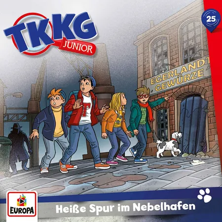 KOSMOS Hörspiel CD TKKG Junior 25 - Heiße Spur im Hafennebel