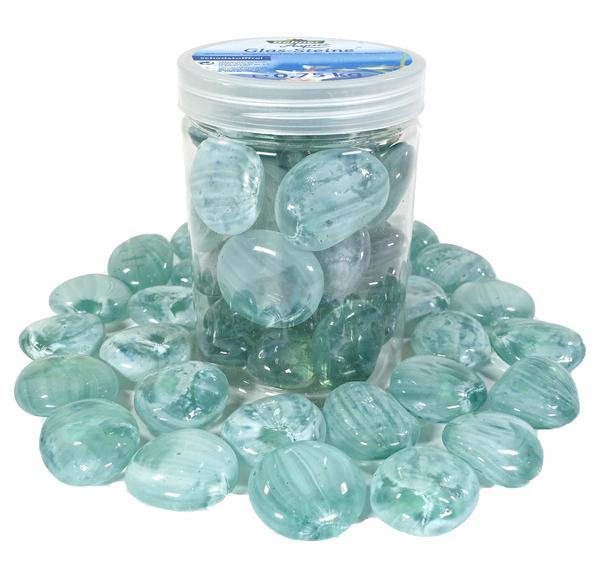 Dehner Aqua Aquariumdeko Glas-Steine, 750 g