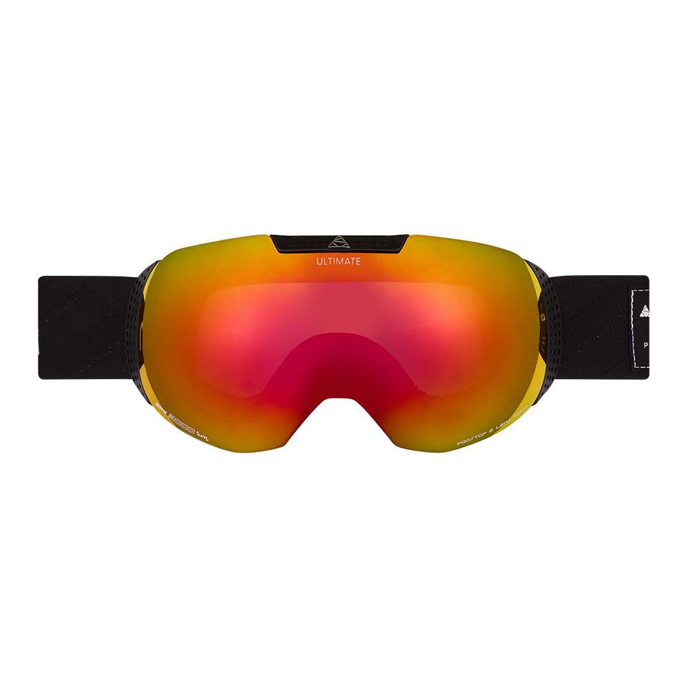 Cairn ULTIMATE - Masque ski Homme mat black/orange