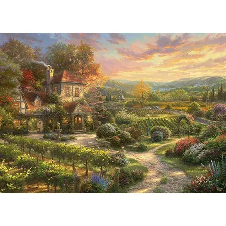 Schmidt Spiele Puzzle - Thomas Kinkade 2.000 Teile In den Weinbergen
