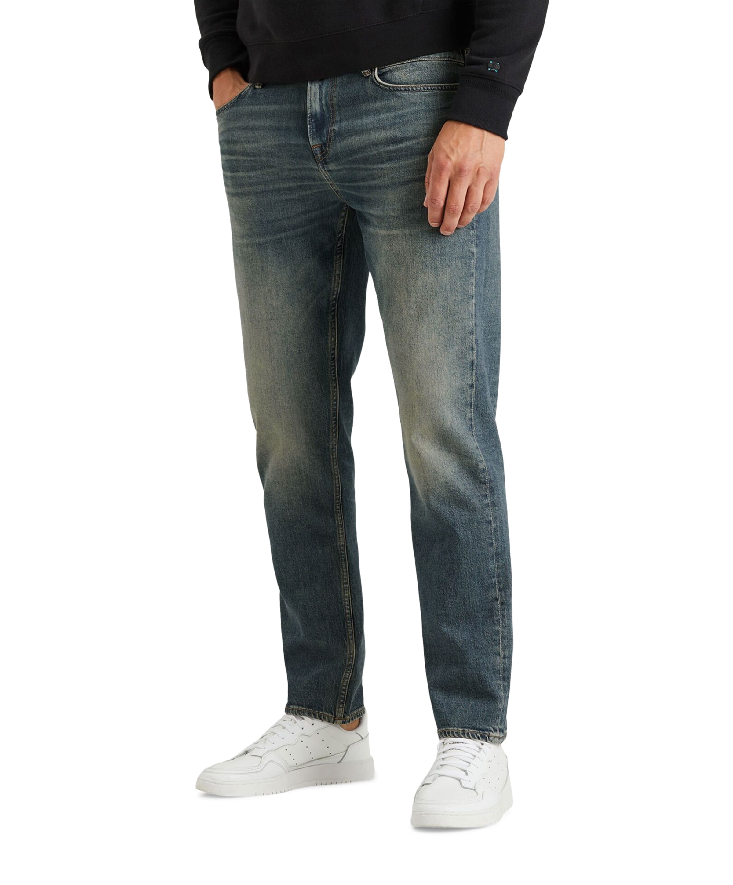 Cast Iron VALVER REGULAR DURABLE VINTAGE WAS heren jeans blauw
