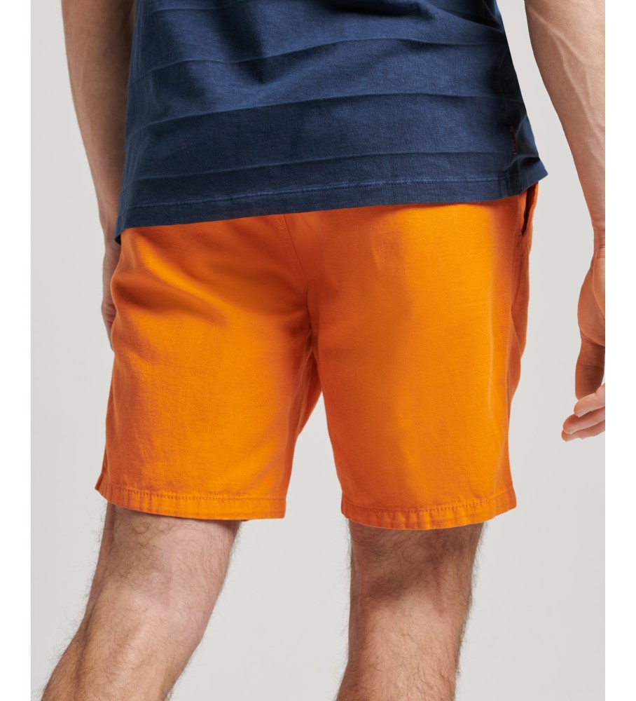 Shorts Superdry Vintage Laranja Tingidos