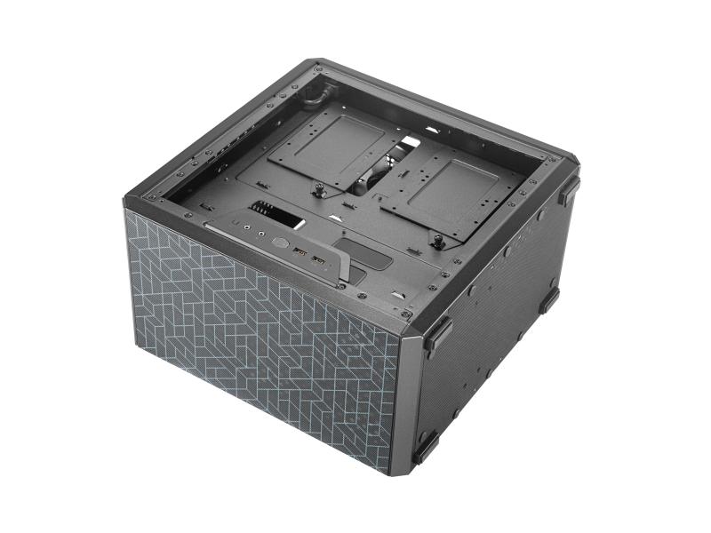 Cooler Master PC-Gehäuse MasterBox Q500L Flexibel gestaltbarer Mid-Tower mit Mini-Tower Abmessungen