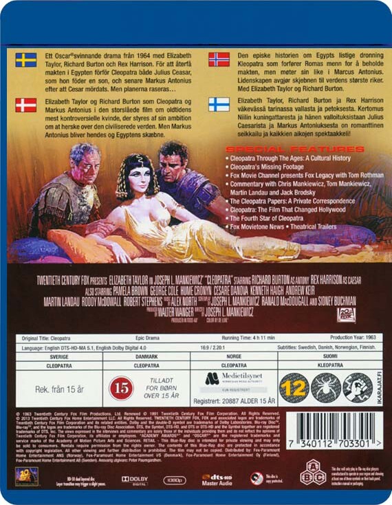 Cleopatra - Blu-Ray