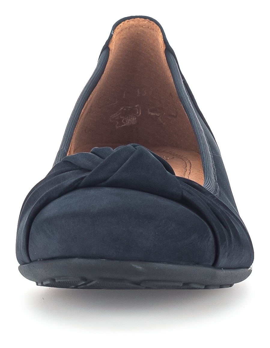 Gabor Ballerina »FLORENZ«  Business Schuhe, Slipper mit modischem Knoten, Weite G