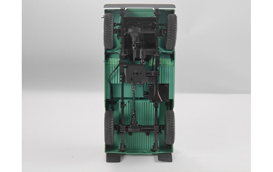 Scale Crawler Land Rover Serie II Grün, RTR, 1:12<br>Detailgetreuer Scaler mit 2-Gang Getriebe