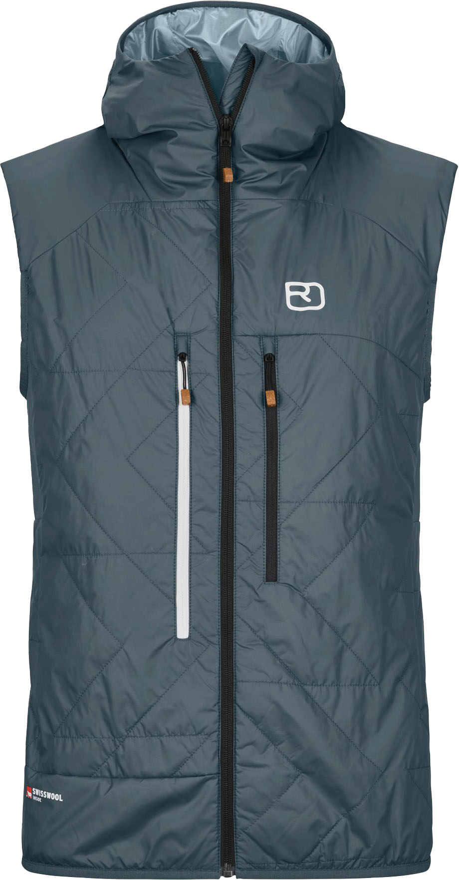Swisswool Piz Boè Vest Herre 87801/Dark Arctic Grey