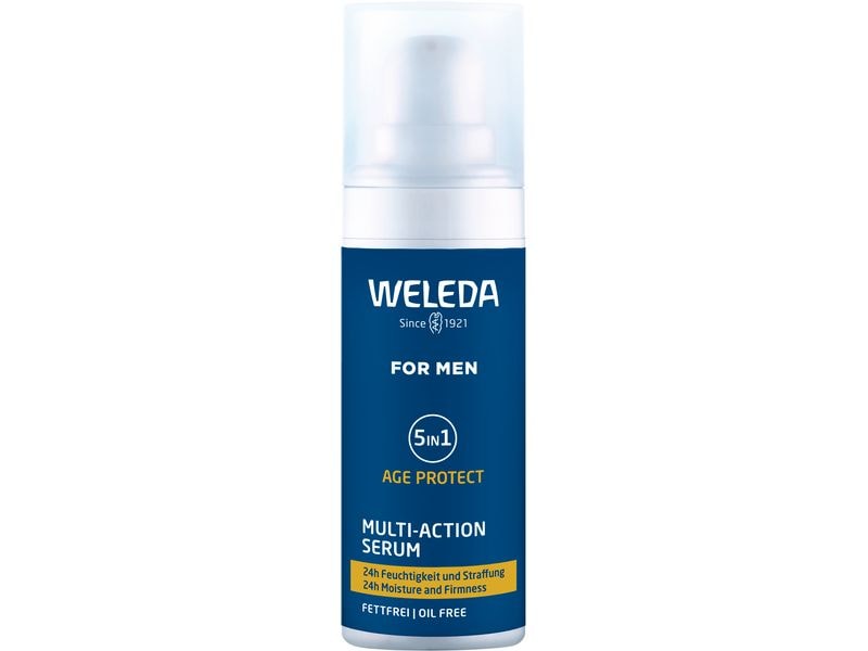 WELEDA Gesichtsserum For Men 5in1 MultiAction 30 ml Natürliches Serum speziell für Männerhaut entwickelt