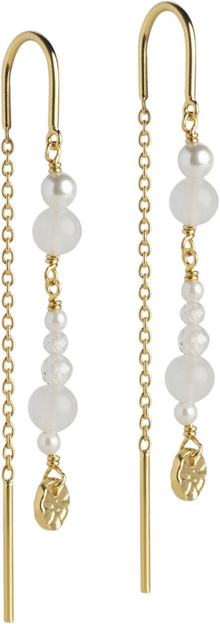 ENAMEL Copenhagen Earring, Sofia White and pearls