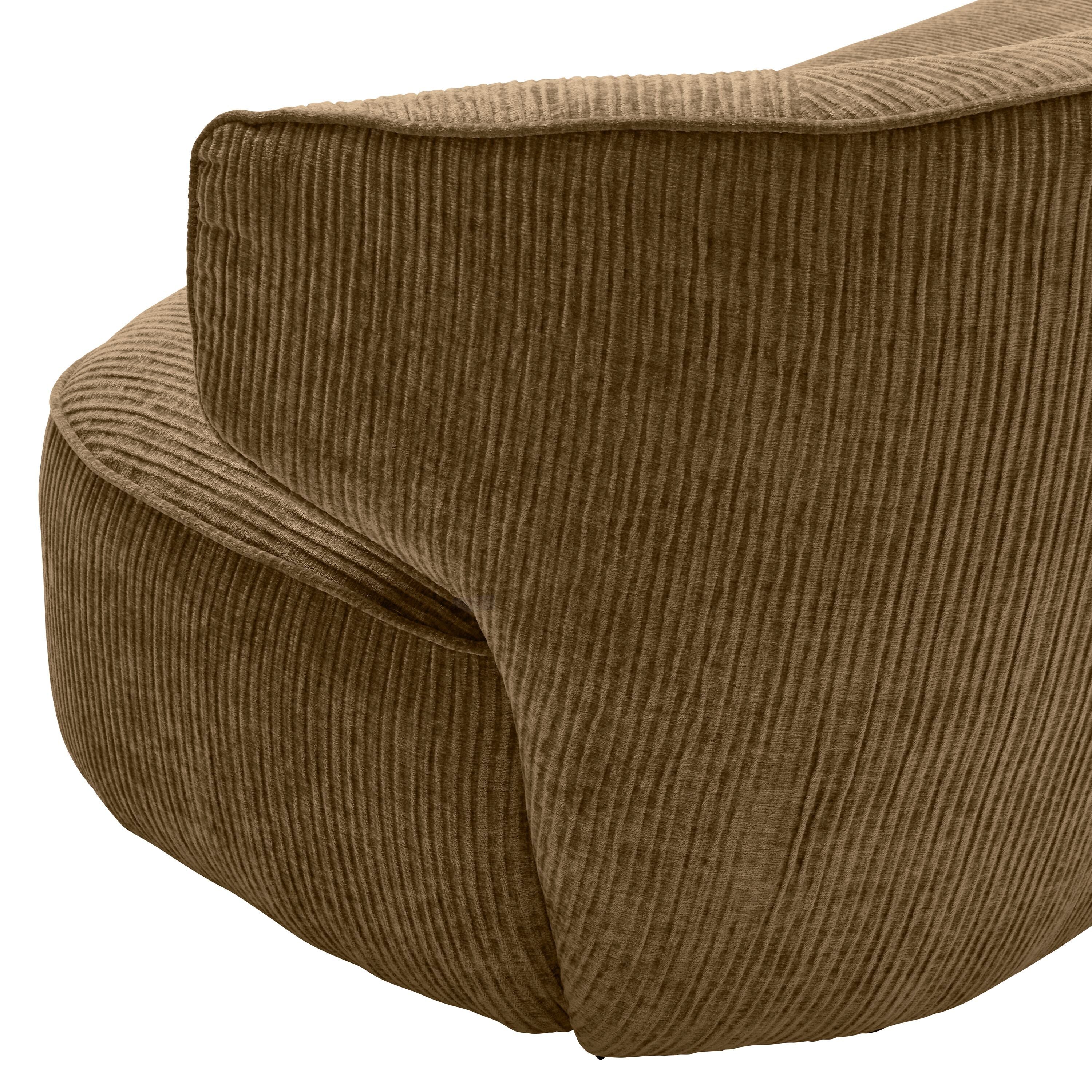 SOPHIE 2er-Sofa - Taupe / B: 182.0 cm x T: 82.0 cm x H: 77.0 cm