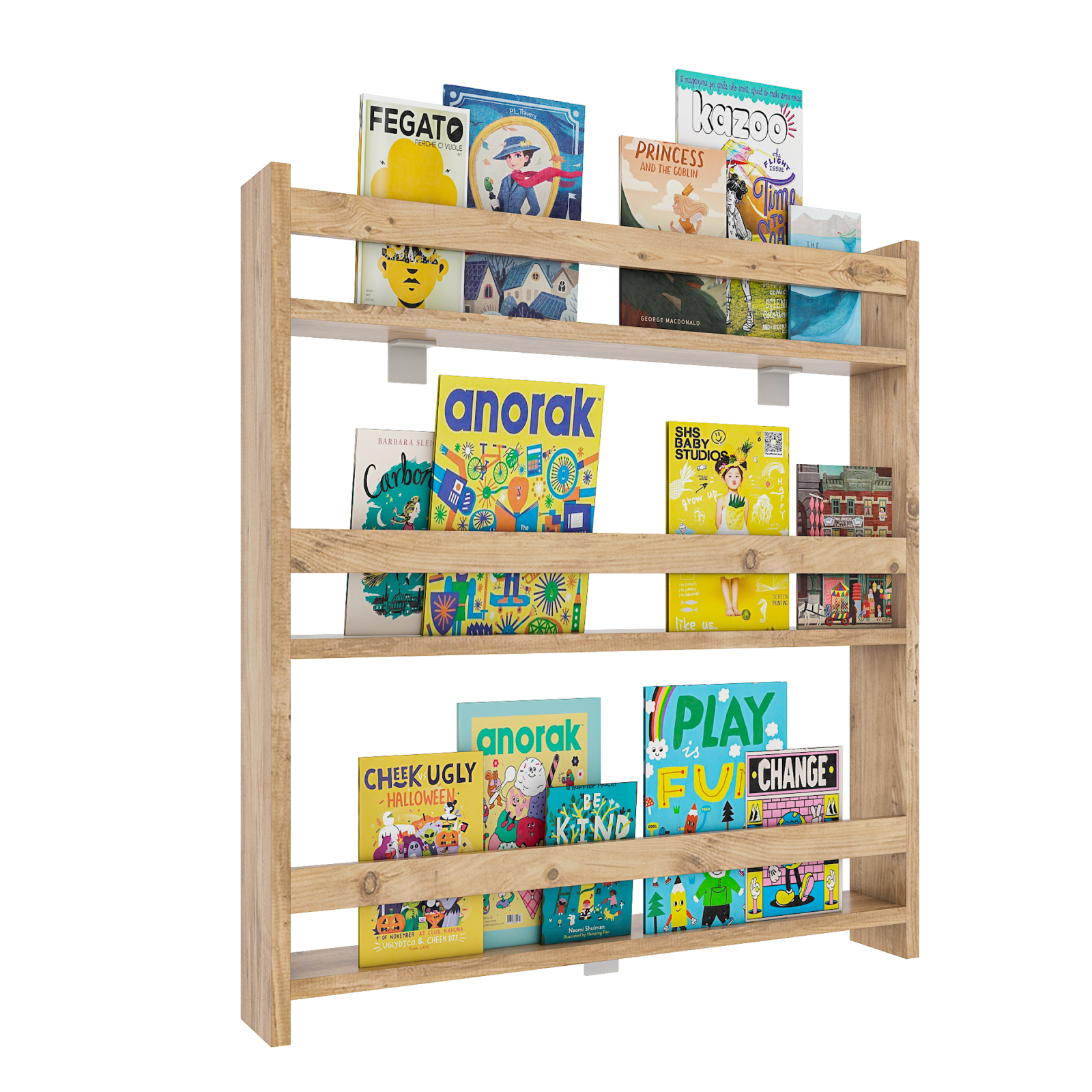 Kinderregal KIDOS - Honig-Eiche - 70 cm breit