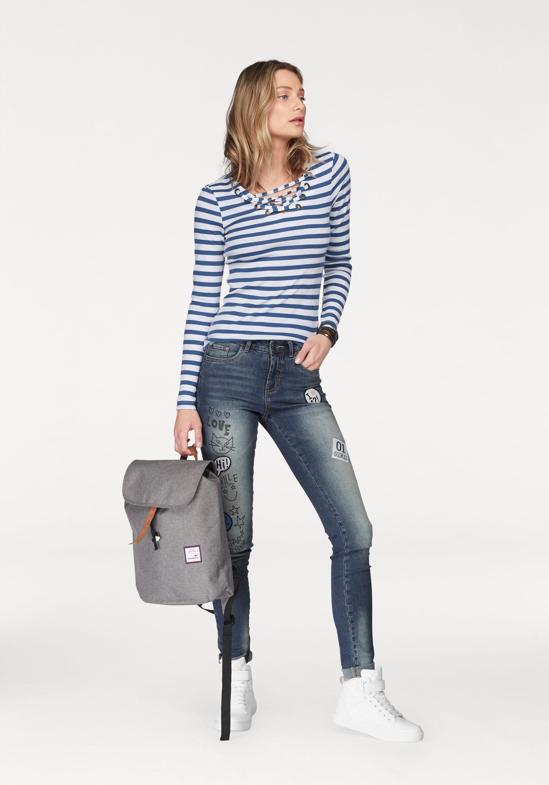 KangaROOS Cityrucksack in schlichter Optik