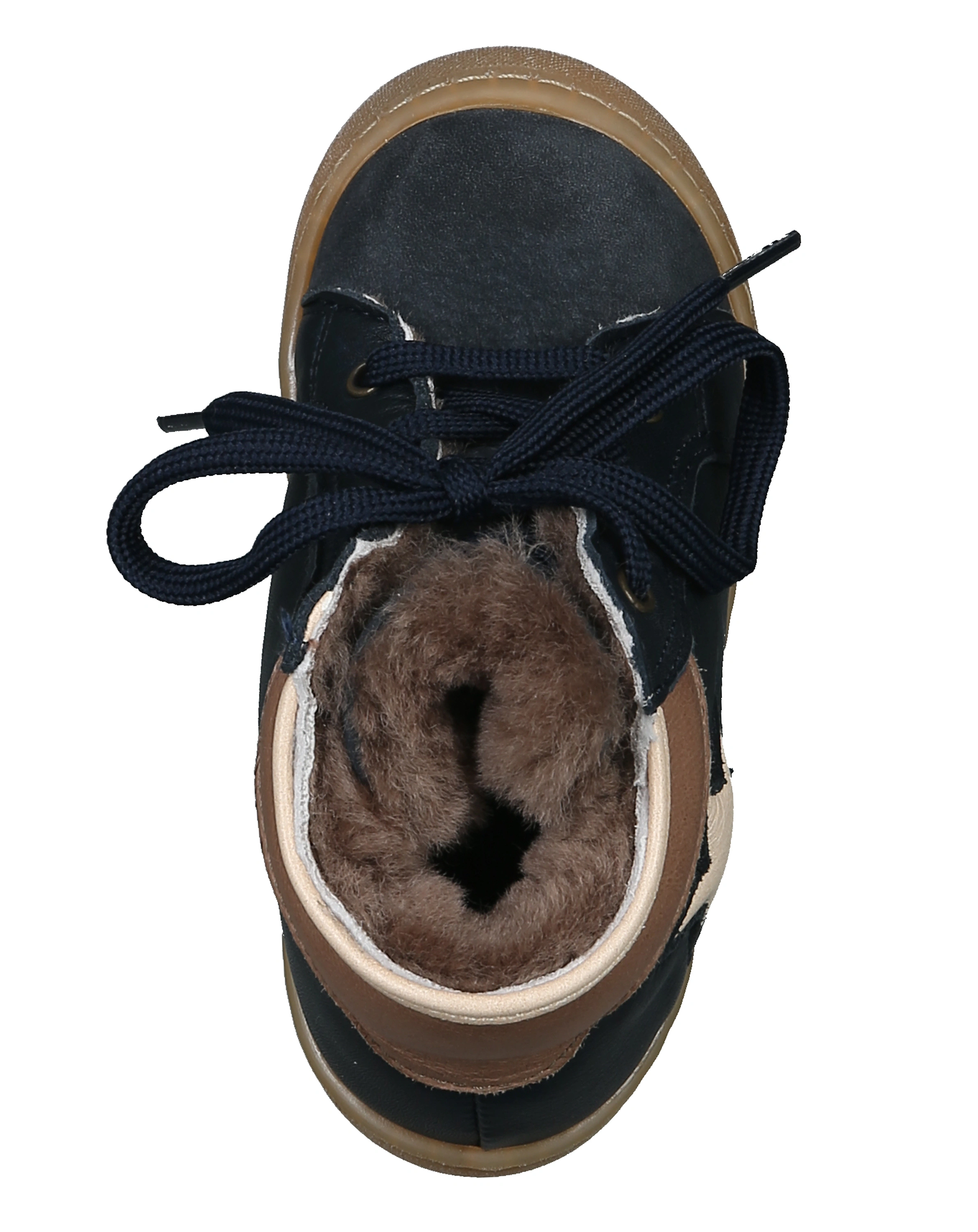 Schnür-Lauflernschuhe SAMUEL gefüttert in navy