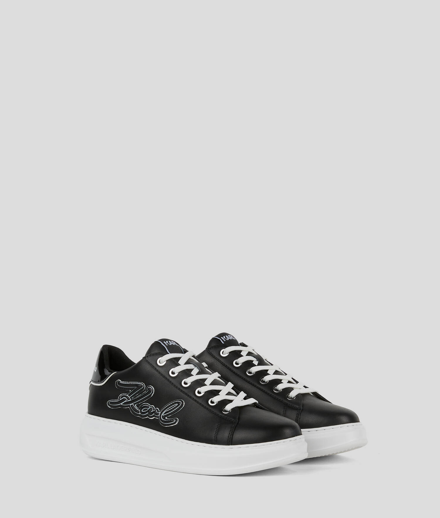 BASKETS BASSES KAPRI SIGNIA - Blanc/Noir