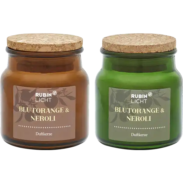 1-DOCHT DUFTGLAS Blutorange & Neroli