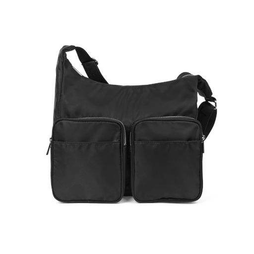 DAY ET RE-Z Logo Band CB D Tri Crossbody Taske, Black