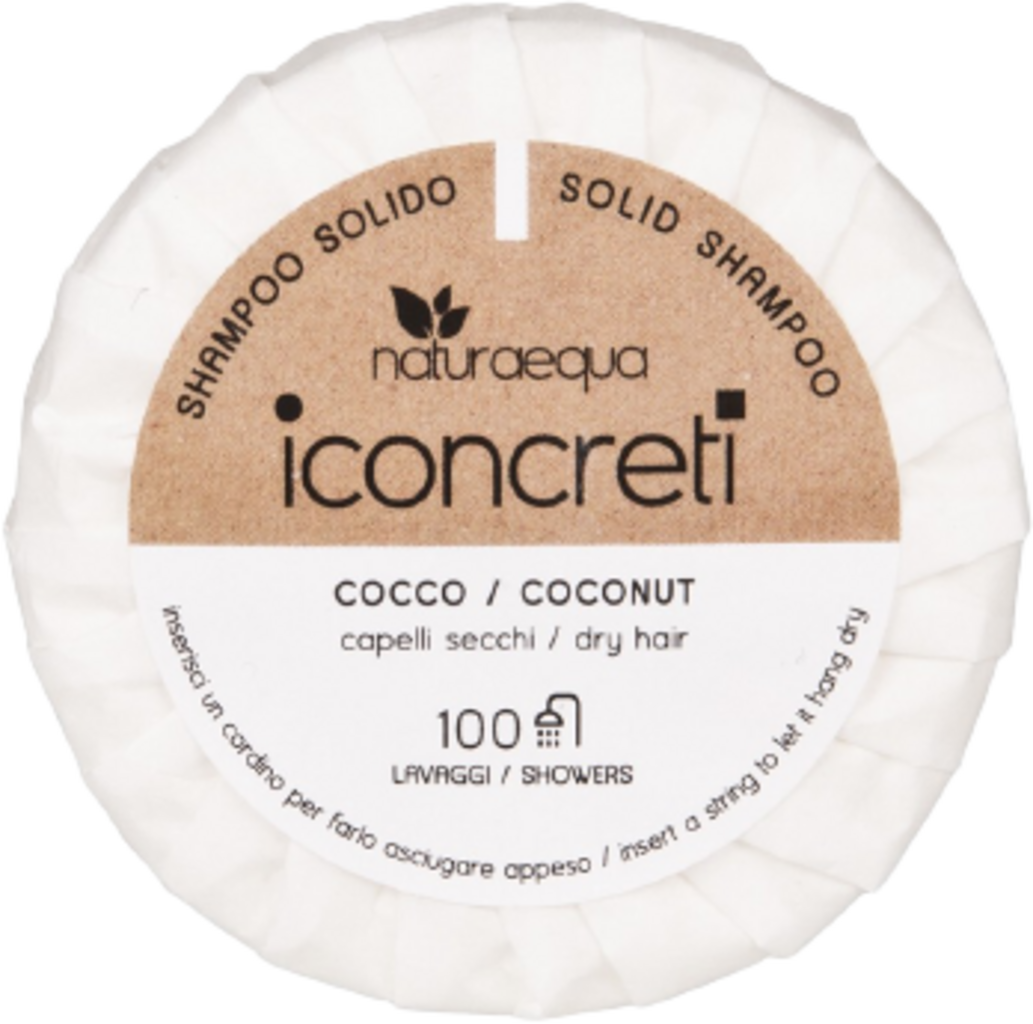 naturaequa  iconcreti Festes Shampoo Kokos, 80 g