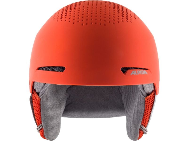 alpina Helm Zupo Pumpkin-Orange Mat, S Kinder-Skihelm