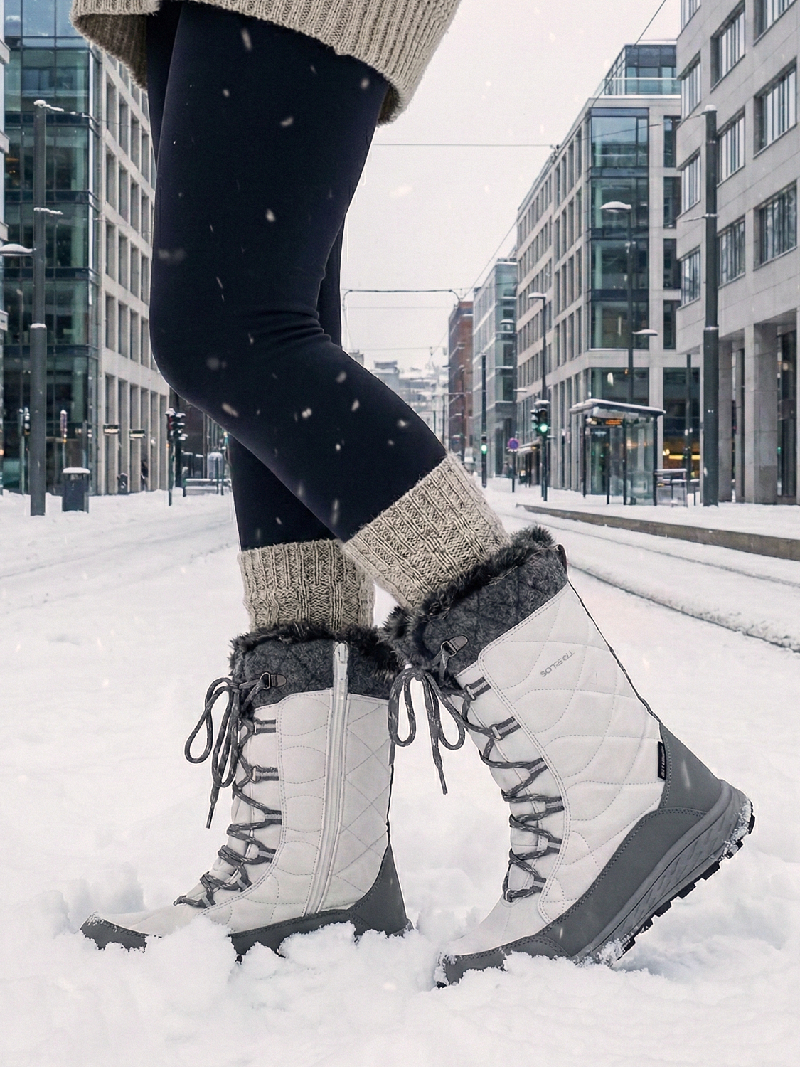 Network Softshell waterproof snow boots