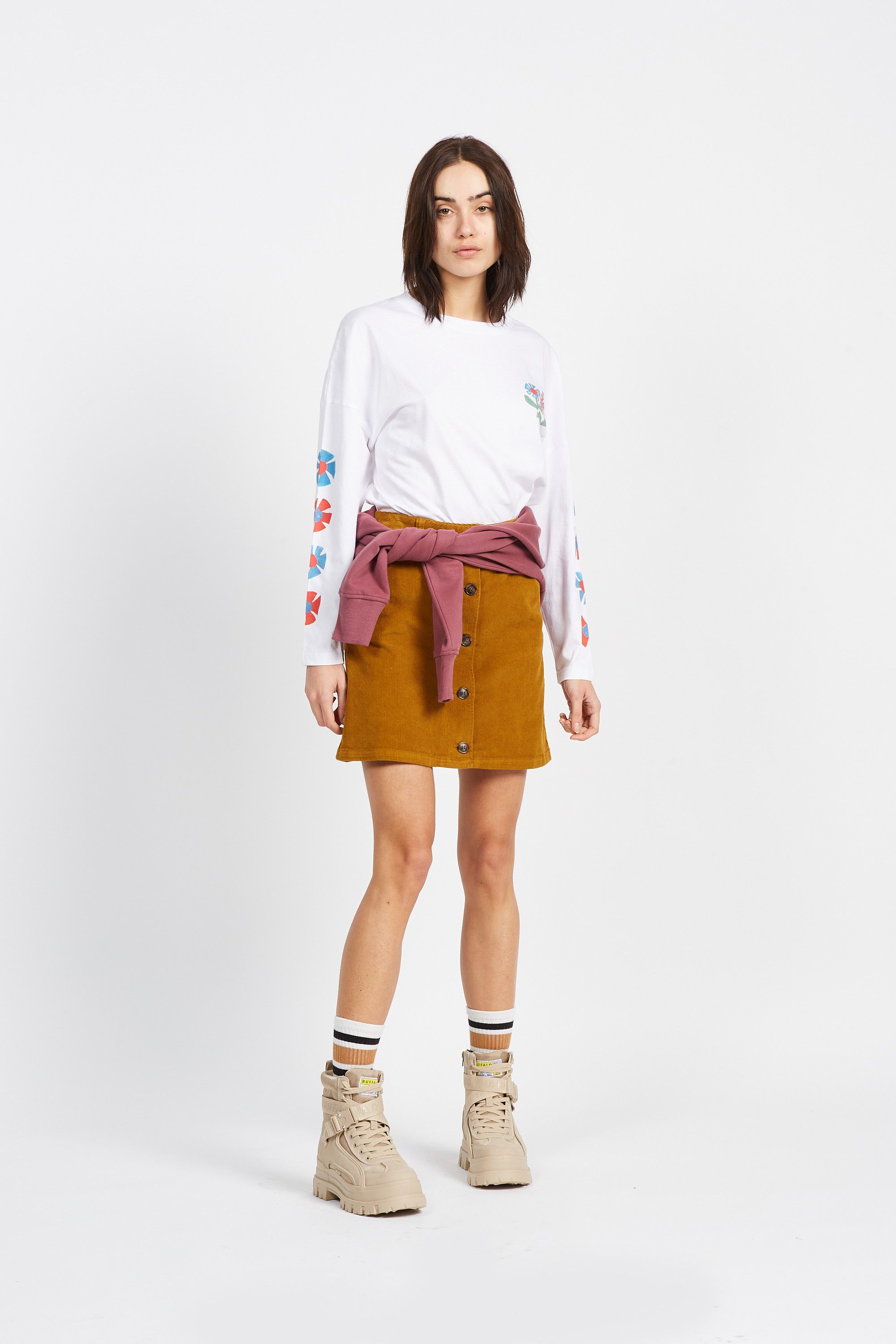 MAISON LABICHE Jupe  LISLE Marron