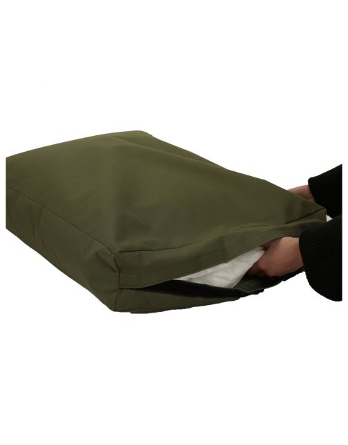 Wooff All Weather Matras Ortho Olijfgroen - Hondenmatras
