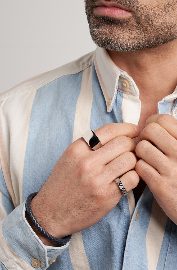 Herren Ring - Cold Silver
