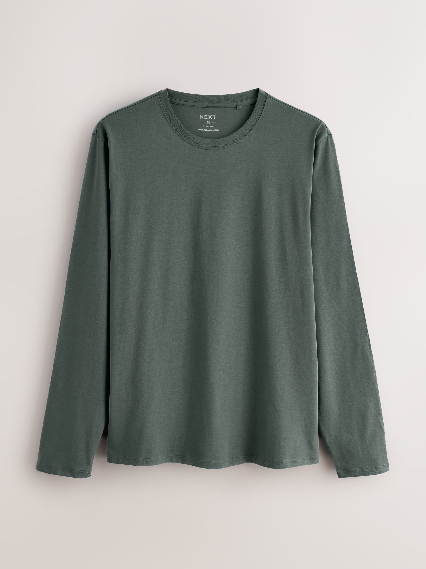Blauw - Set van 5 T-shirts met lange mouwen en laagjes