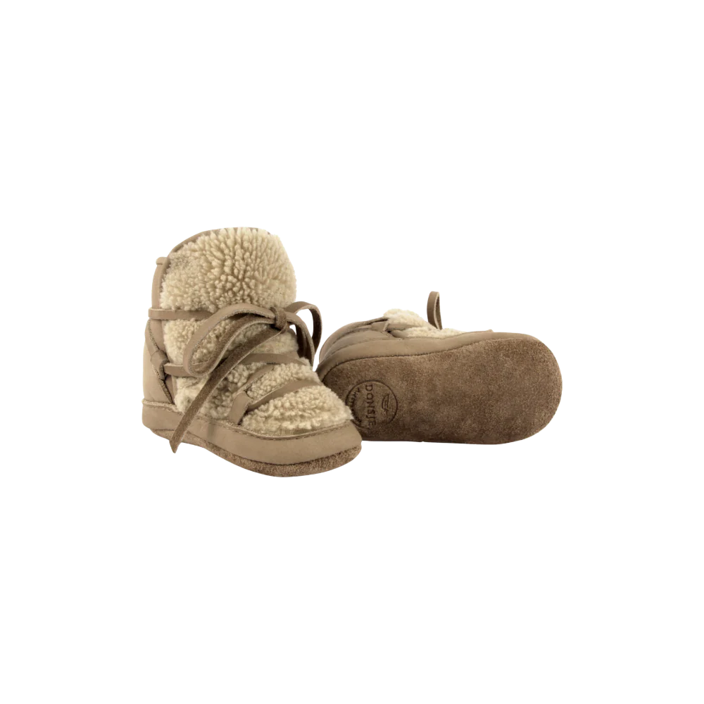 Cassi Booties | Truffle Nubuck