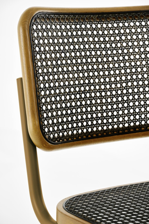 Thonet S32 V eetkamerstoel Dark Melange Rosewood