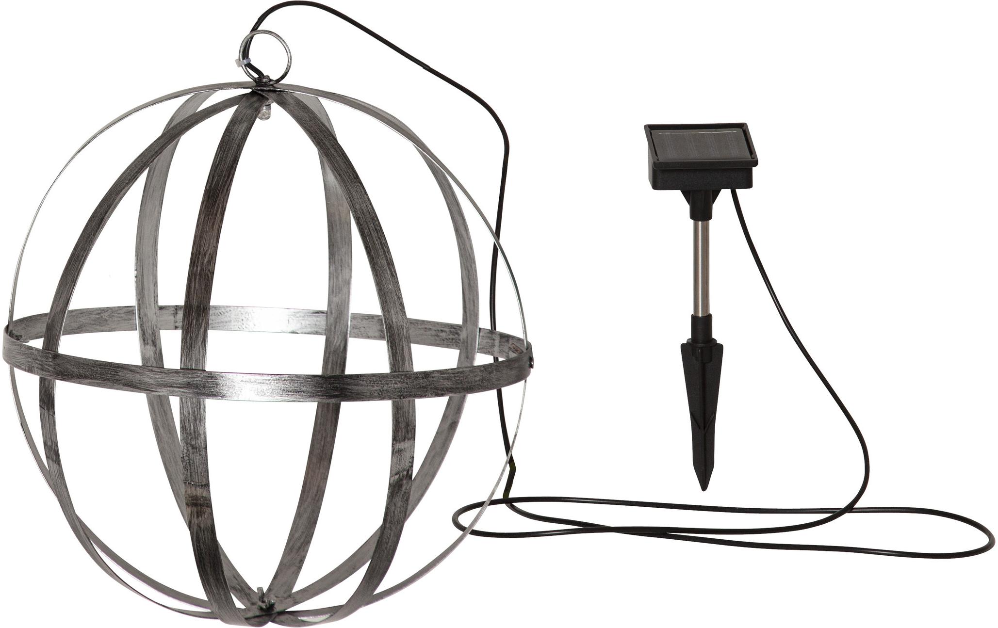 Gartenlicht Solar Astri, Ø 30 cm, SilberSolargartendekoration